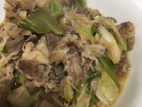 覚えやすい分量！牛肉と長ネギの簡単しぐれ煮